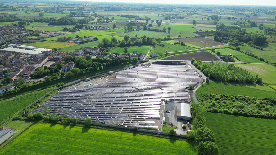 Photovoltaic plant in Isola Dovarese